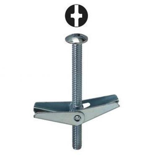 1/4 X 3 TOGGLE BOLTS PHILLIPS/SLOTTED MUSHROOM HEAD